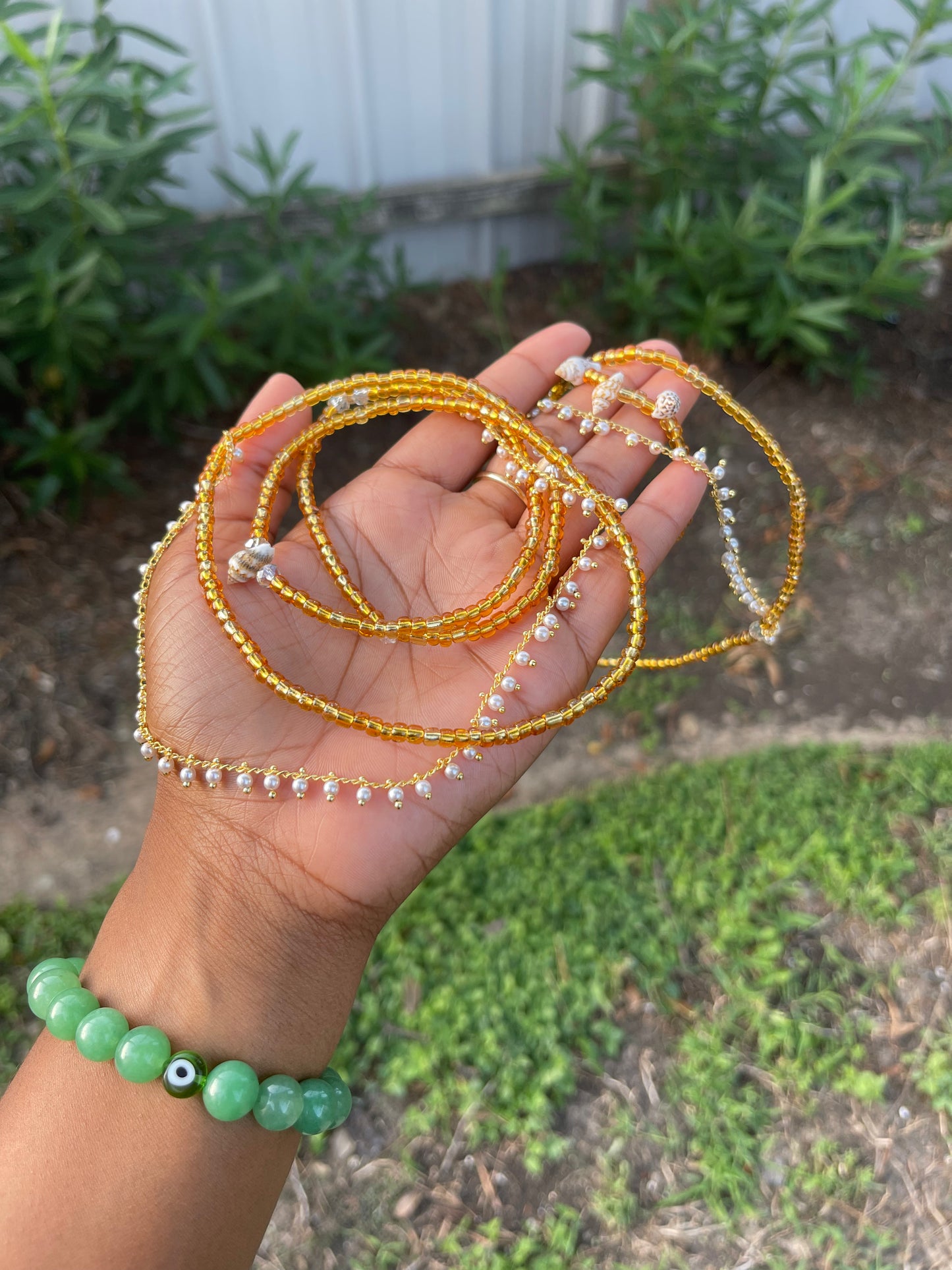 Aphrodite Pearl Chain (Waist + Thigh Set)