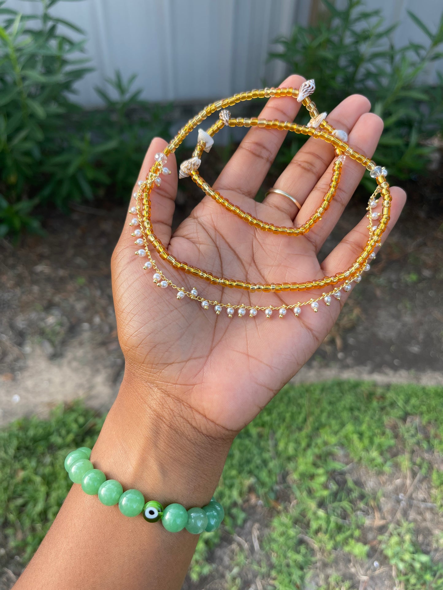 Aphrodite Pearl Chain Thigh Bead