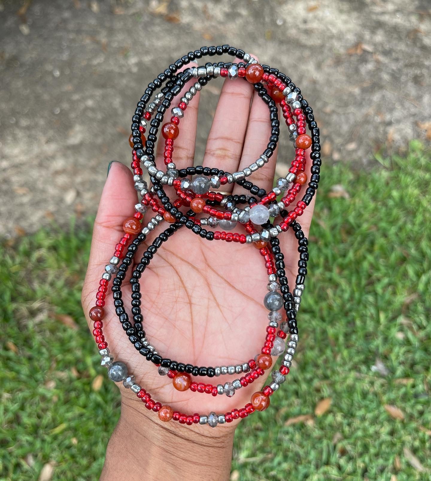 Sexuality/Sacral Chakra Crystal Waist Beads