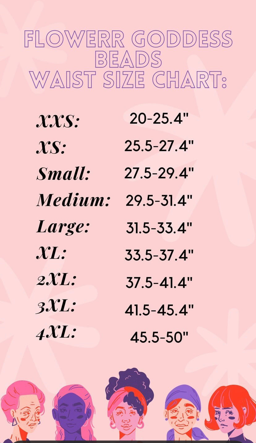 Libra Zodiac Waist Bead