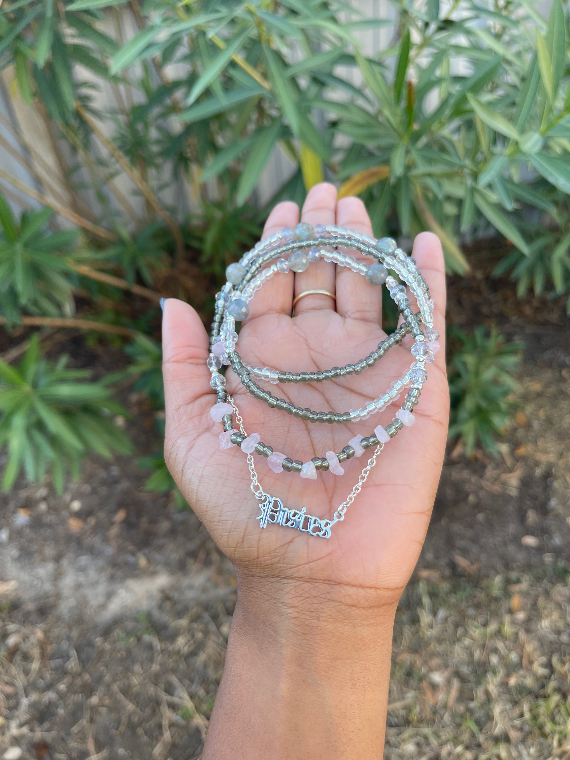 Pisces Zodiac Waist Bead