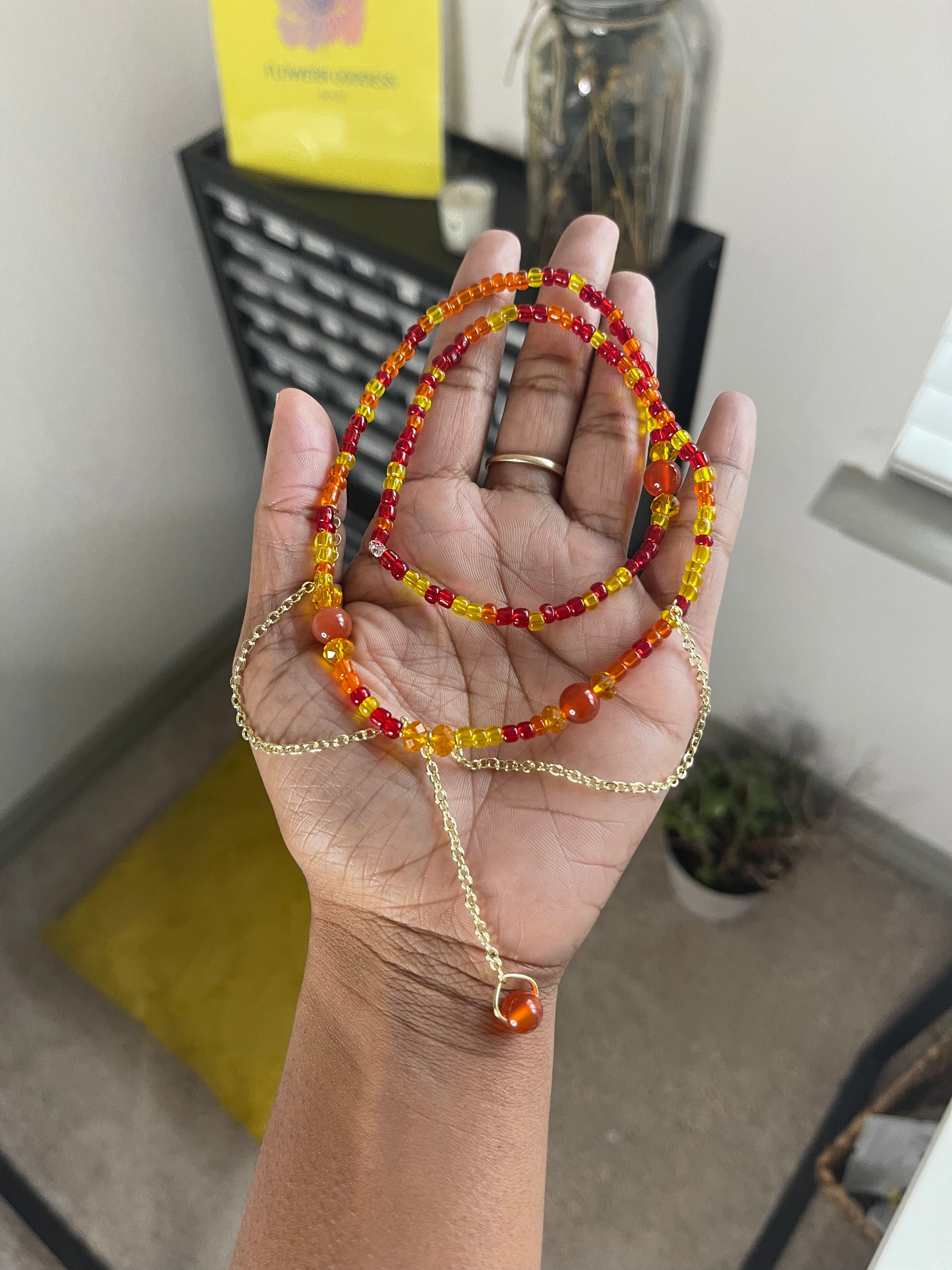 Fire Goddess Thigh Bead