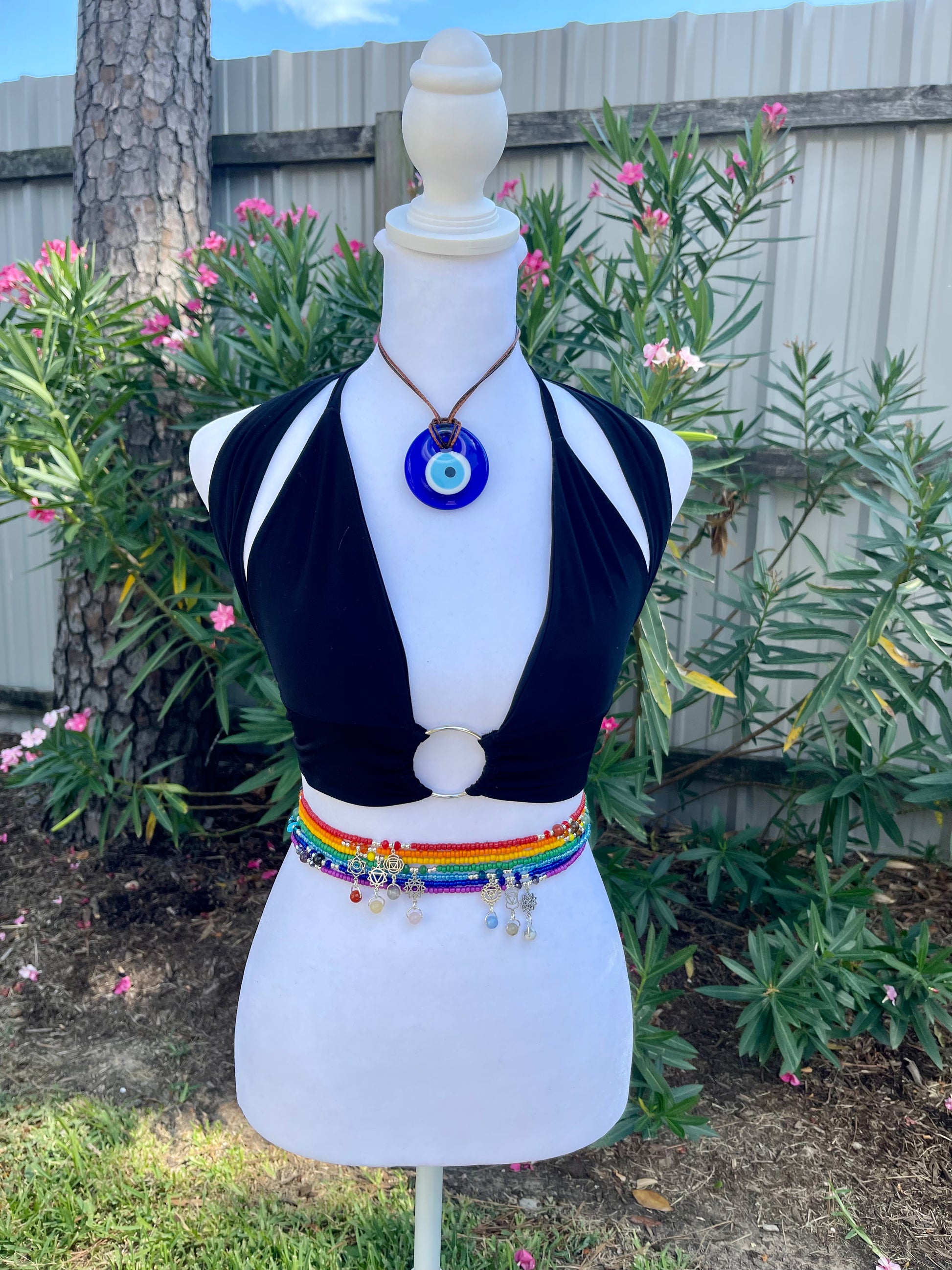 7 Chakra Crystal Waist Bead Set (7 Strands)