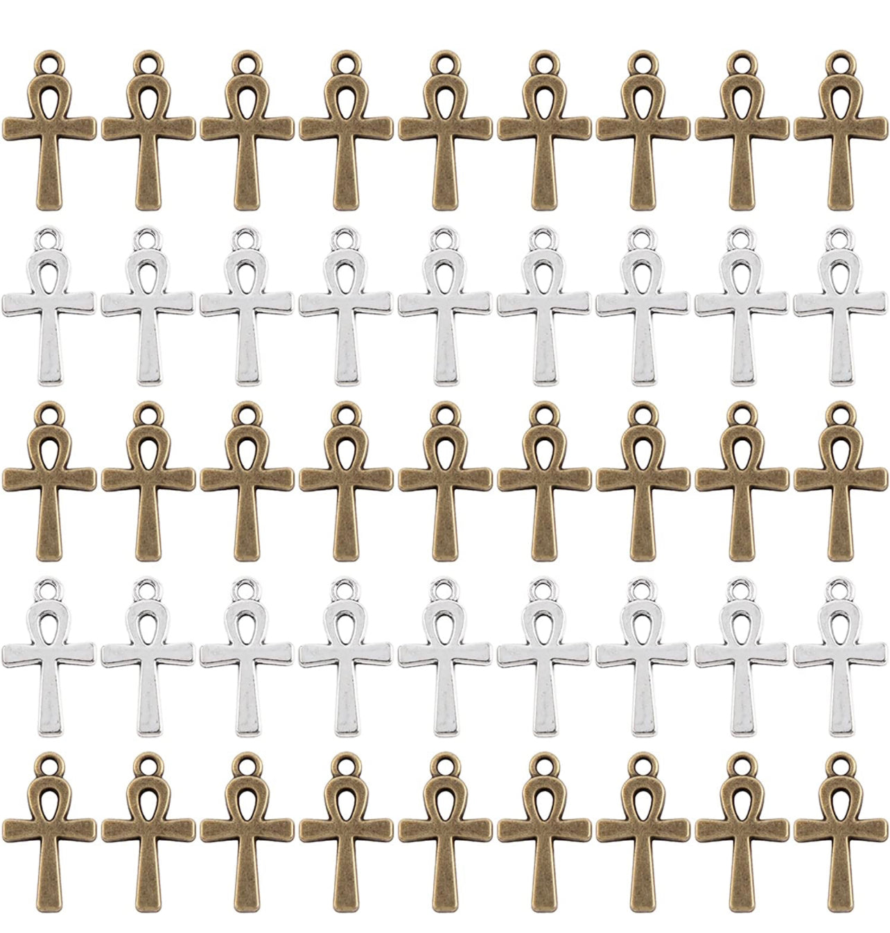 Ankh Crystal Thigh Beads