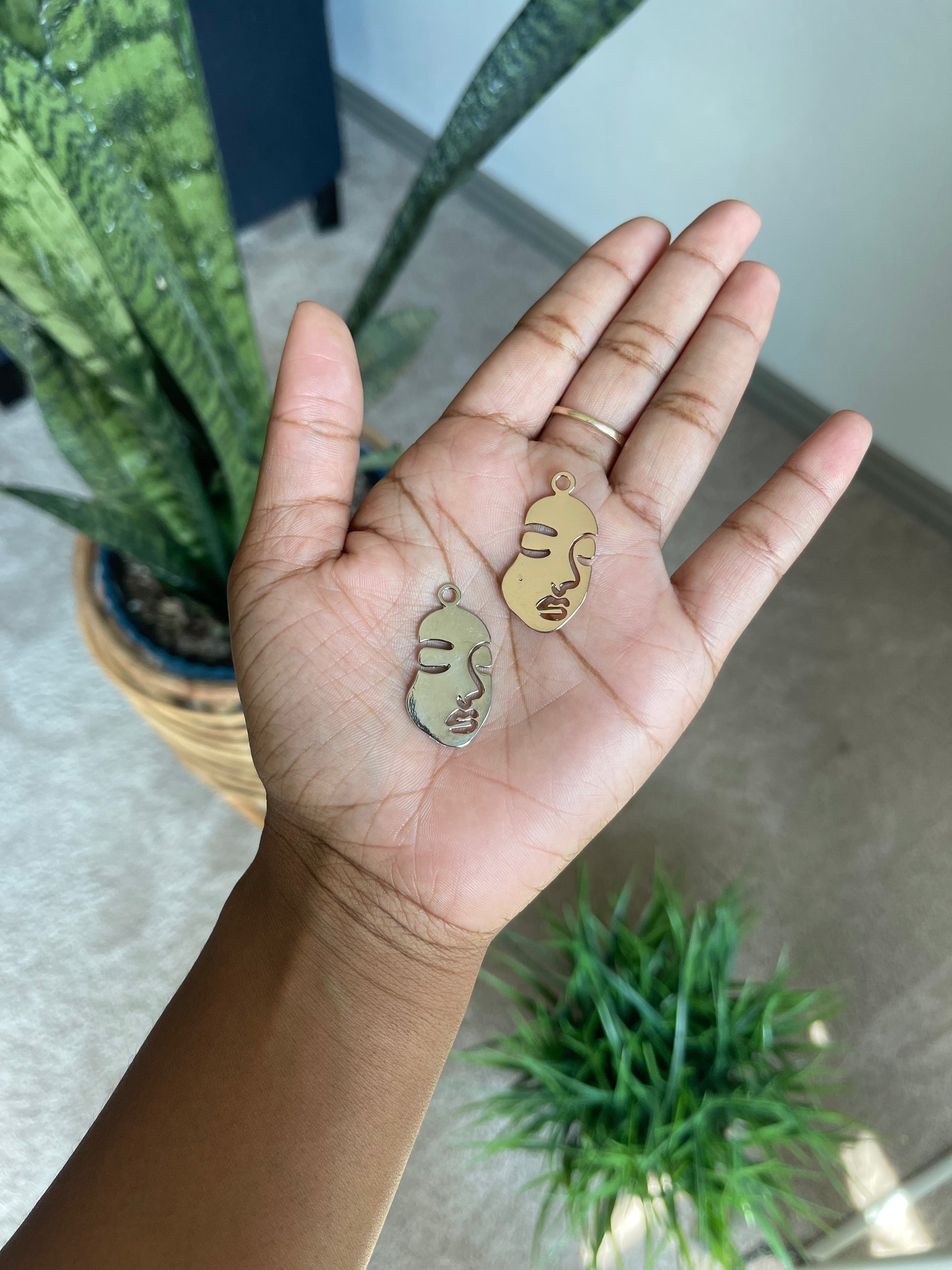Goddess Face Charm