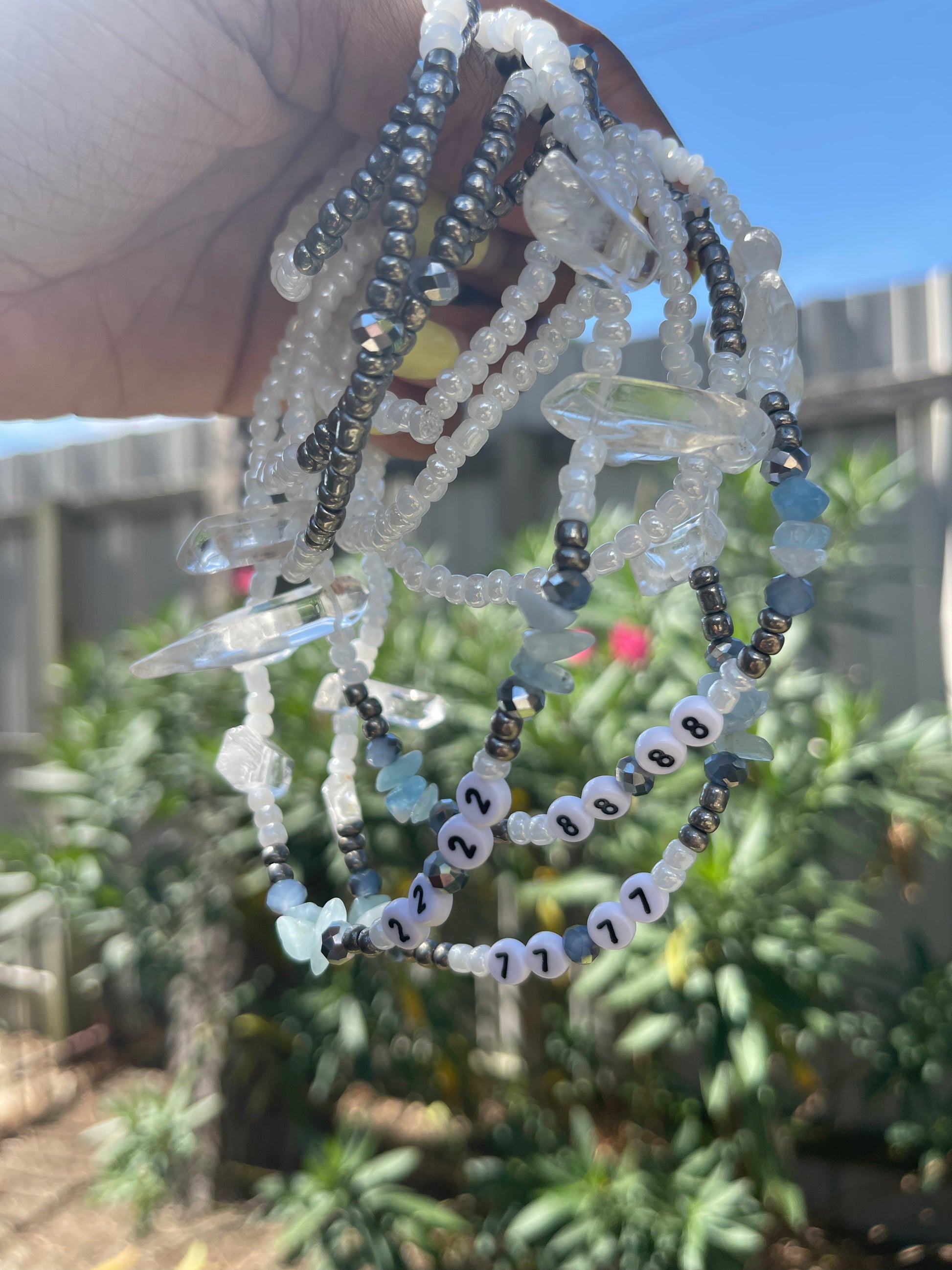 Angel Number Waist Bead