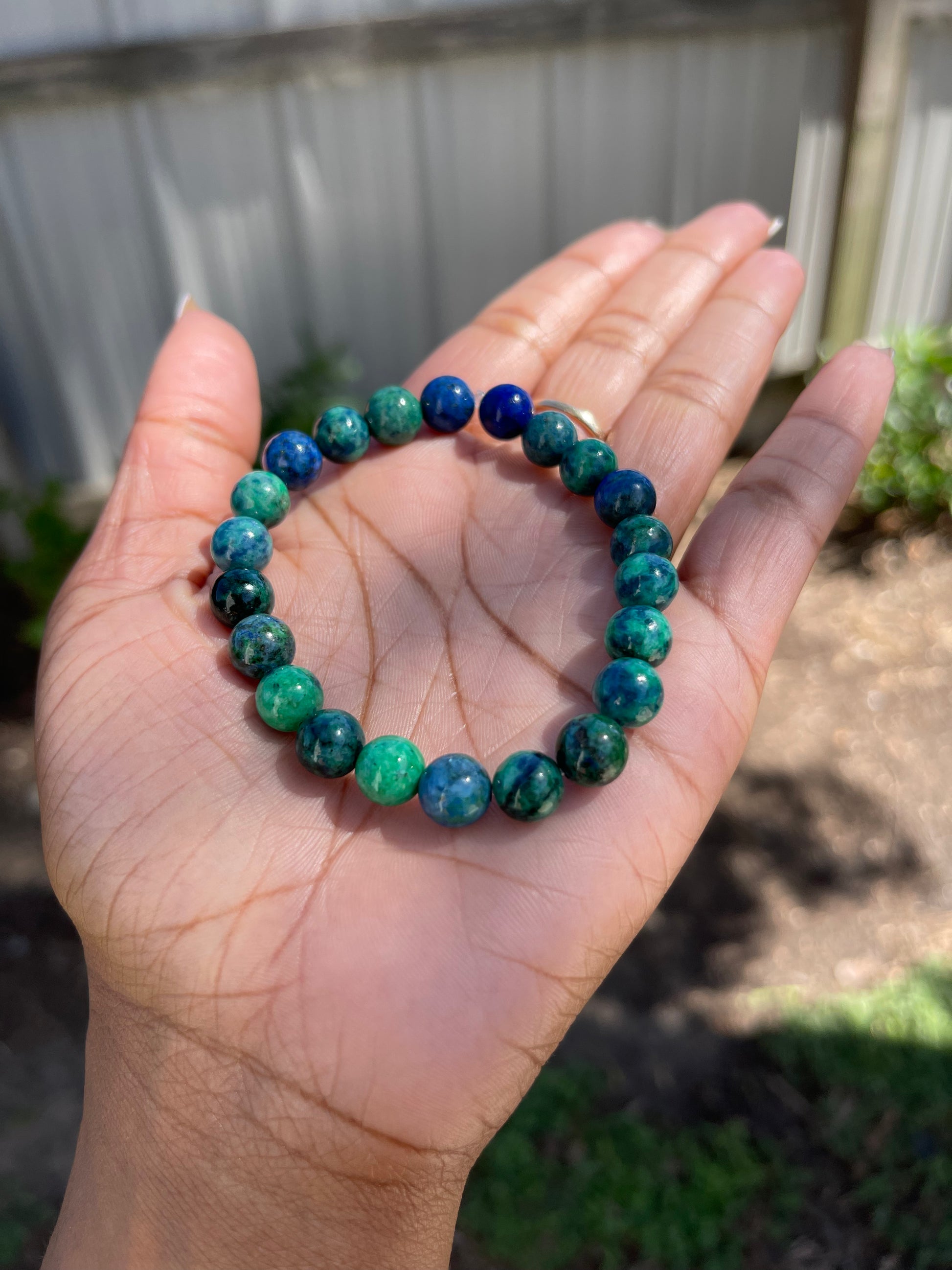 Azurite Crystal Bracelet