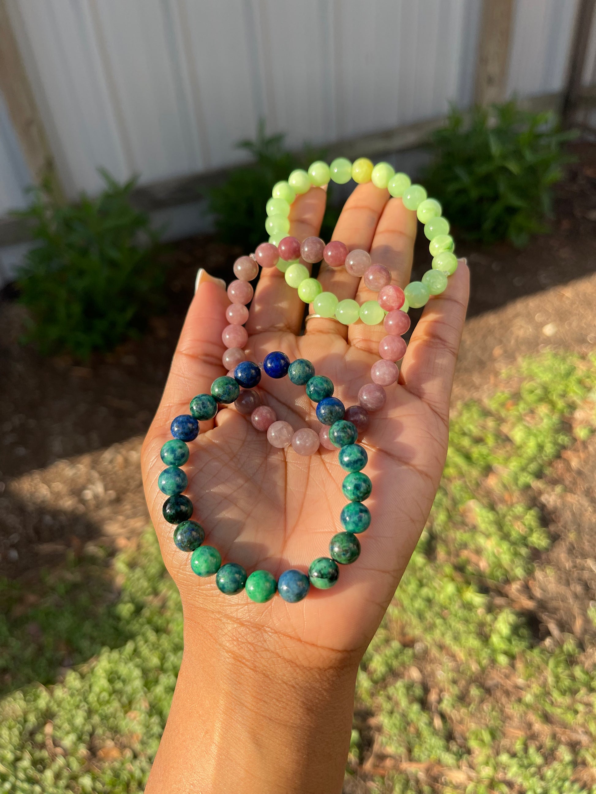 Azurite Crystal Bracelet