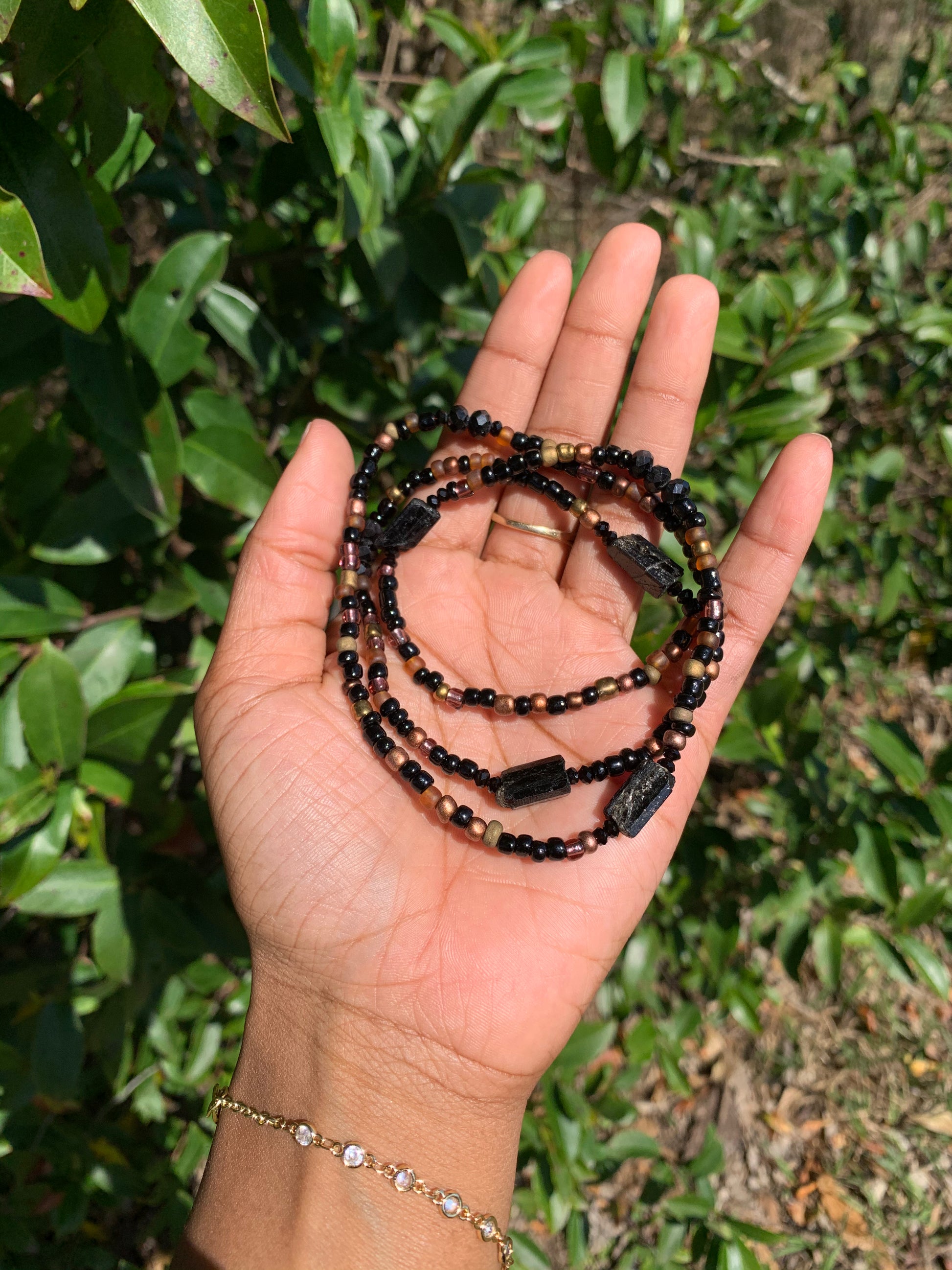 Bronze Tourmaline Waist Bead