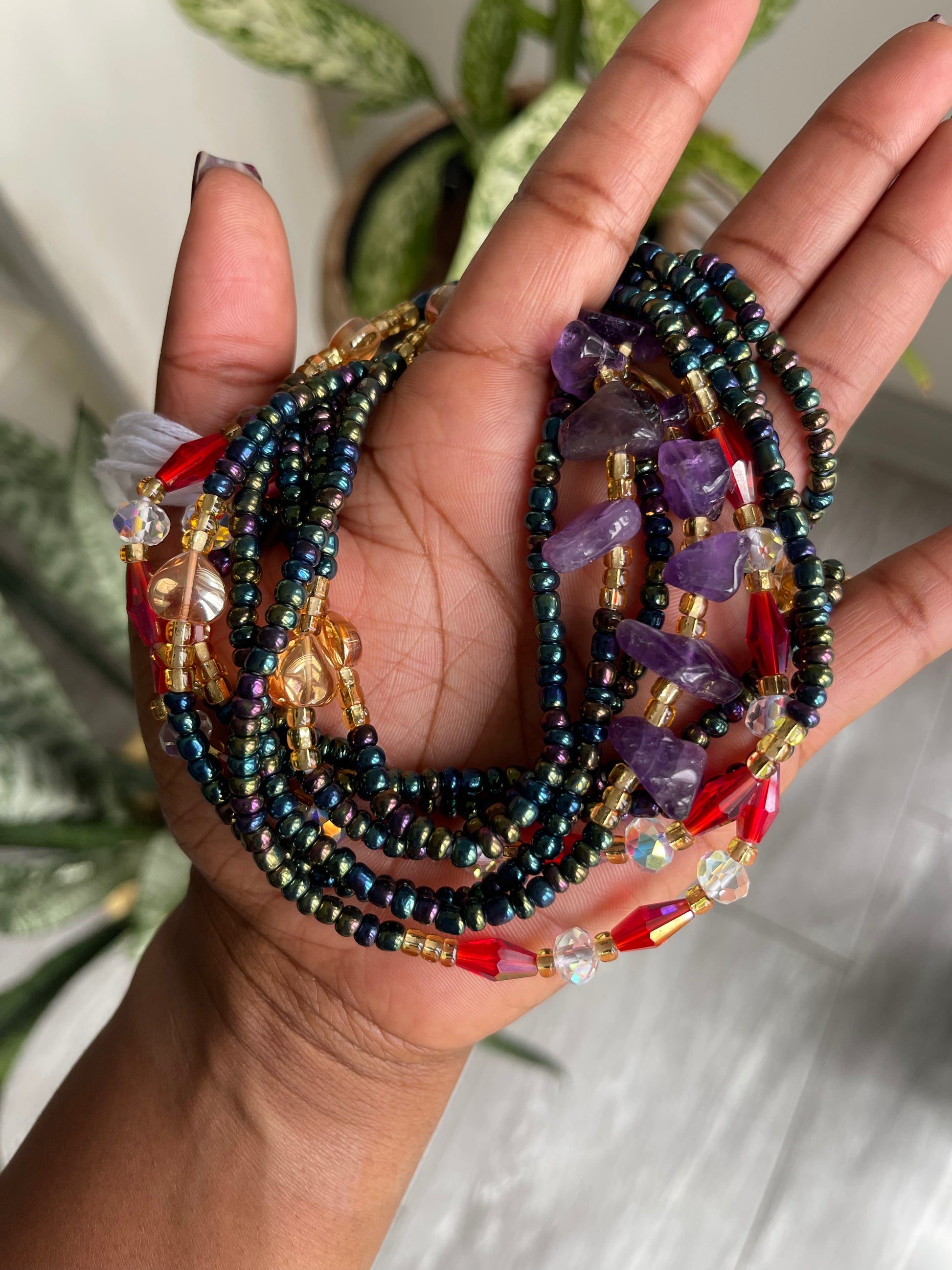 Selene's Eclipse Tie-On Waist Bead