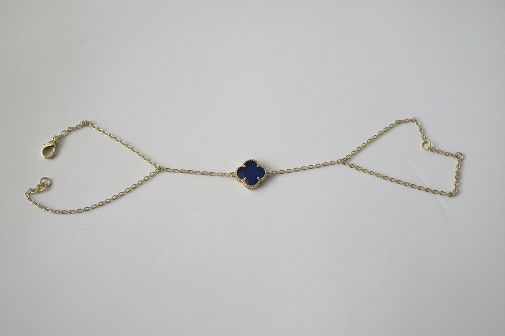 Blue Flowerr Hand Chain