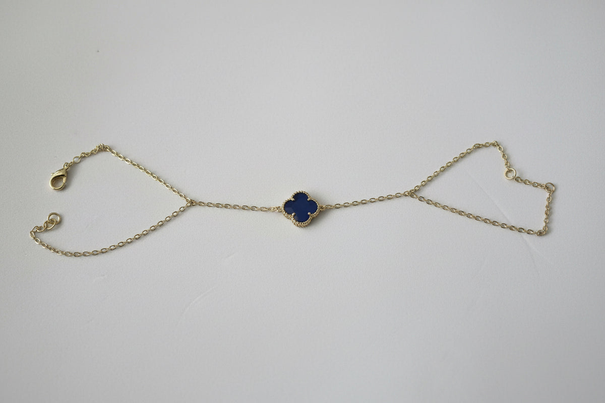 Blue Flowerr Hand Chain