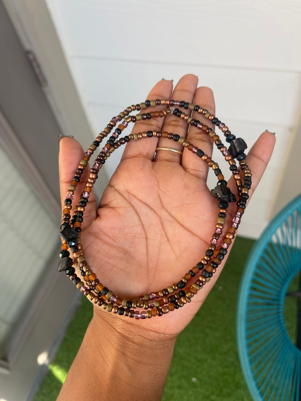 Bronze Tourmaline Waist Bead