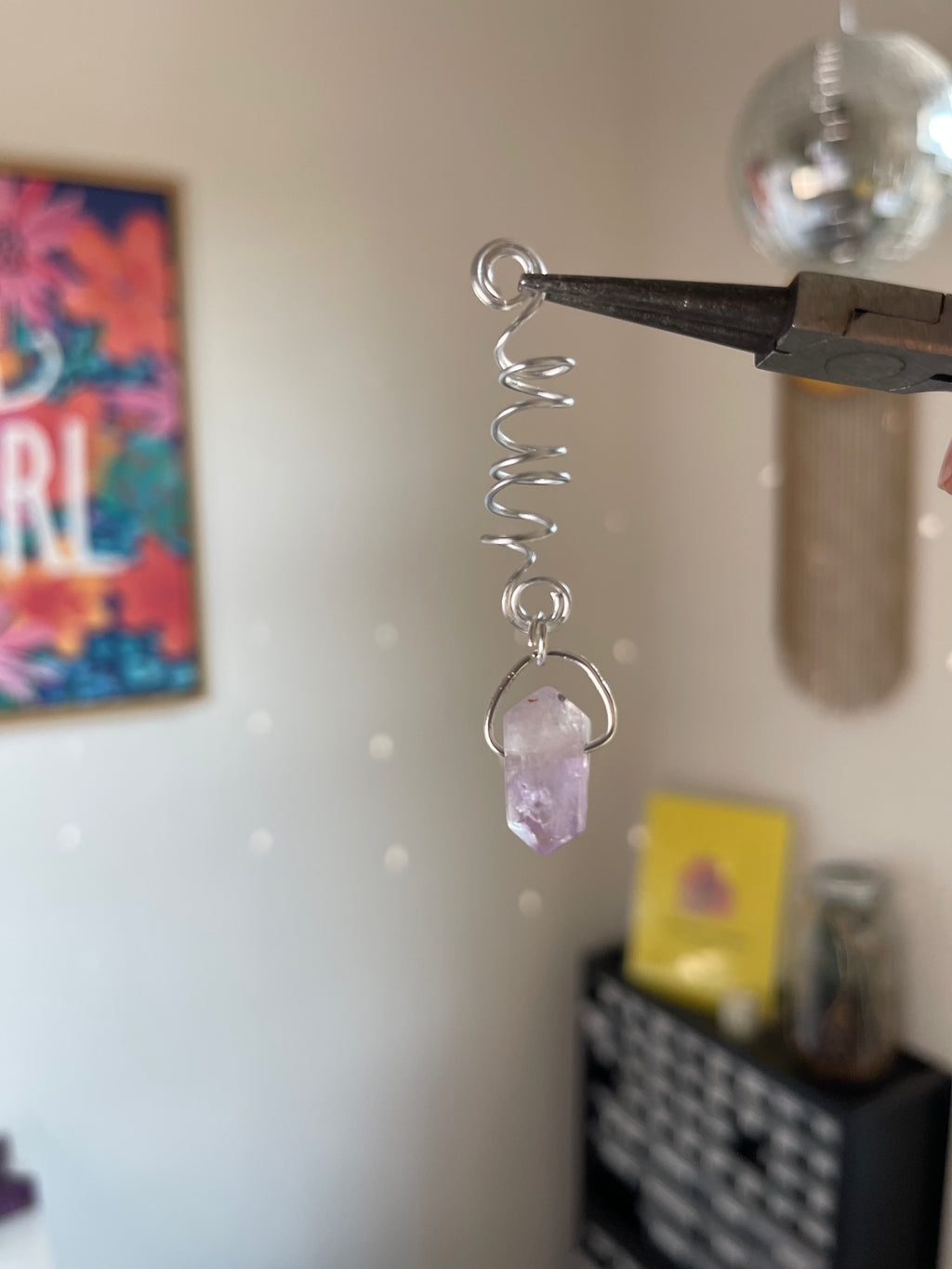 Hair Jewel - Amethyst