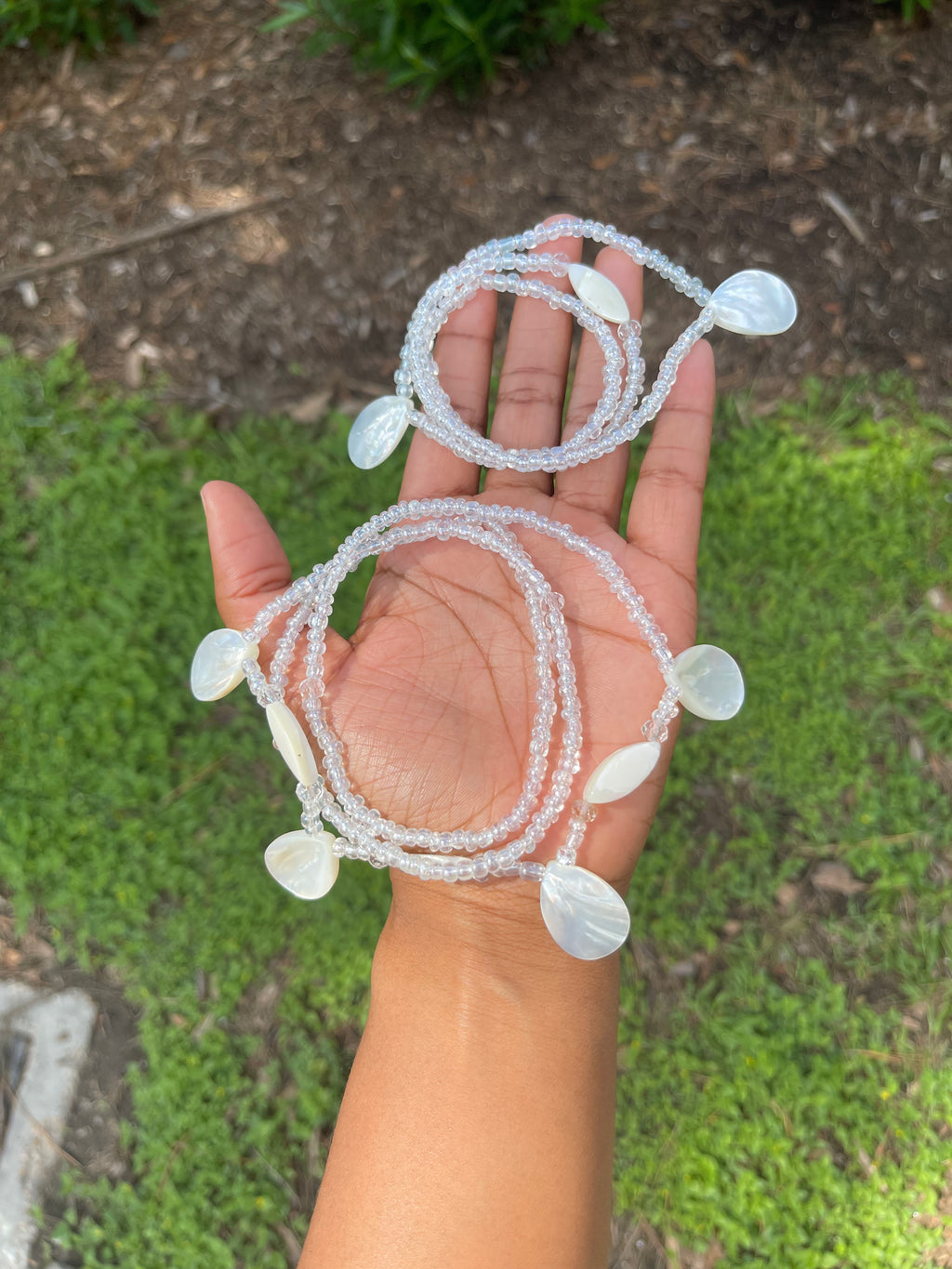 Halle Shell Thigh Beads