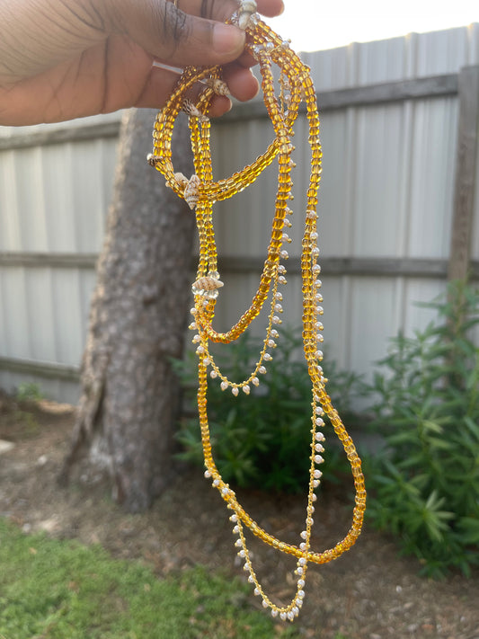 Aphrodite Pearl Chain Waist Bead