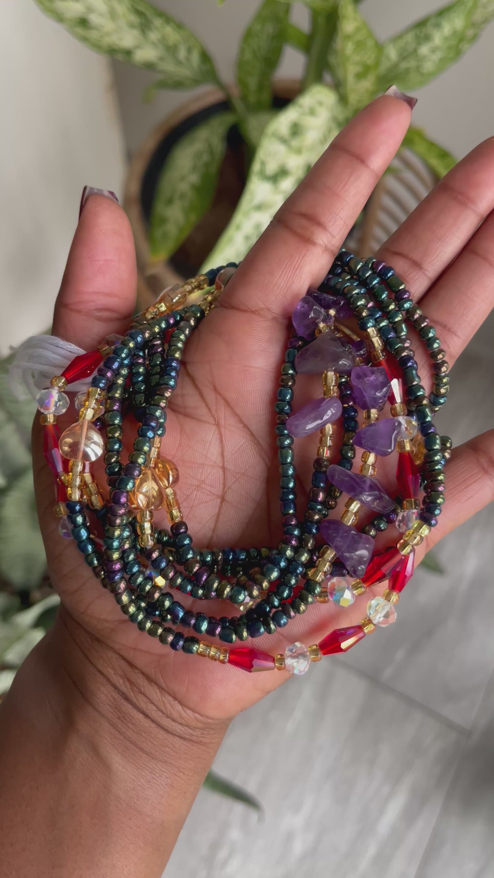 Selene's Eclipse Tie-On Waist Bead