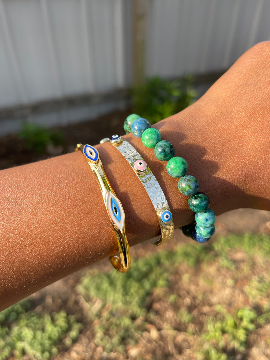 Azurite Crystal Bracelet