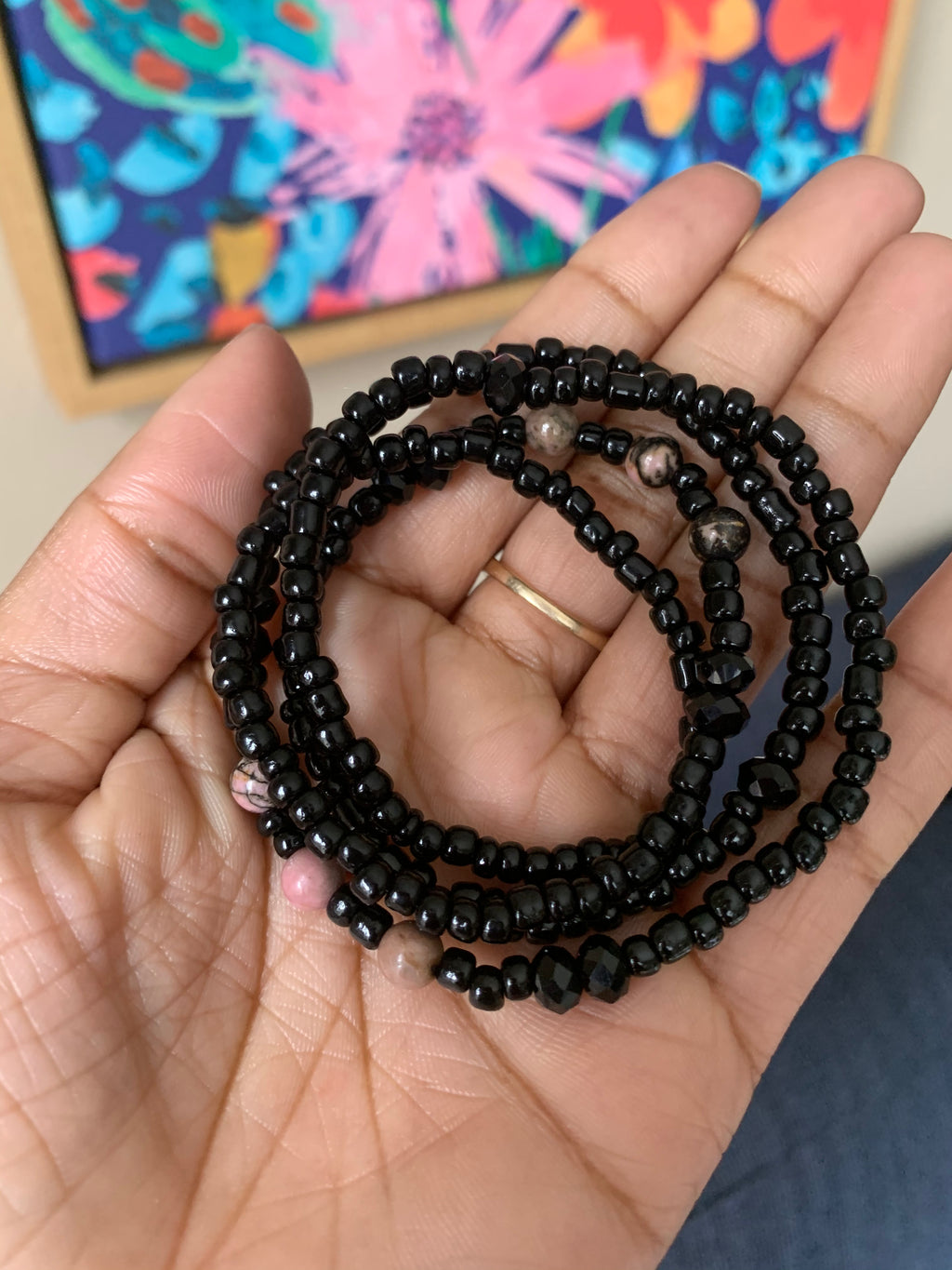 Rhodonite Waist Beads