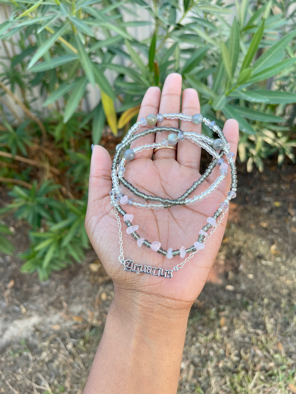 Aquarius Zodiac Waist Bead