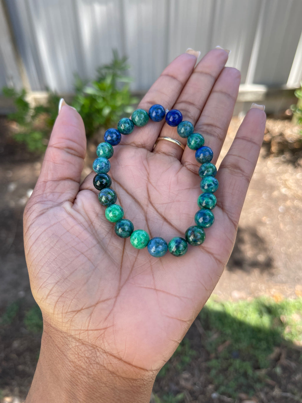 Azurite Crystal Bracelet