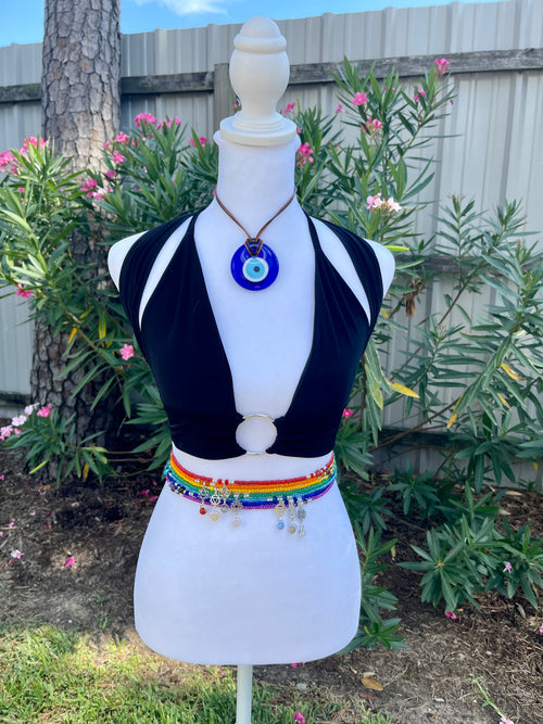 7 Chakra Crystal Waist Bead Set (7 Strands)