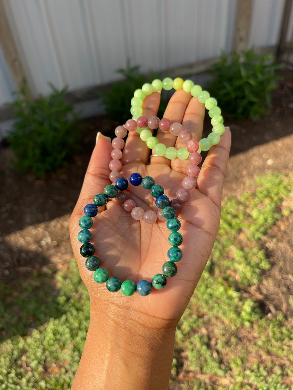 Serpentine Crystal Bracelet