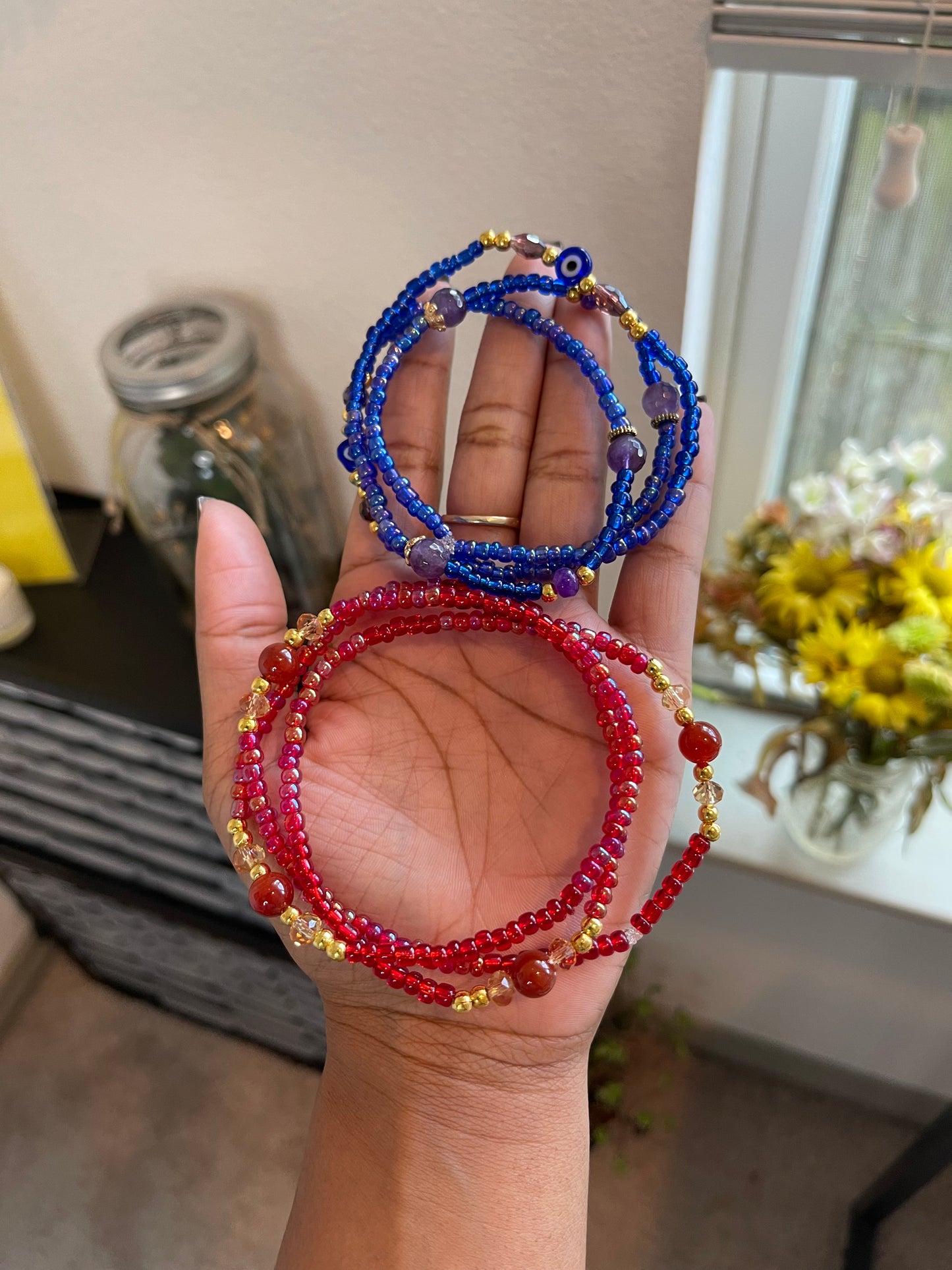 Paired with Evil Eye Protection Waist Bead