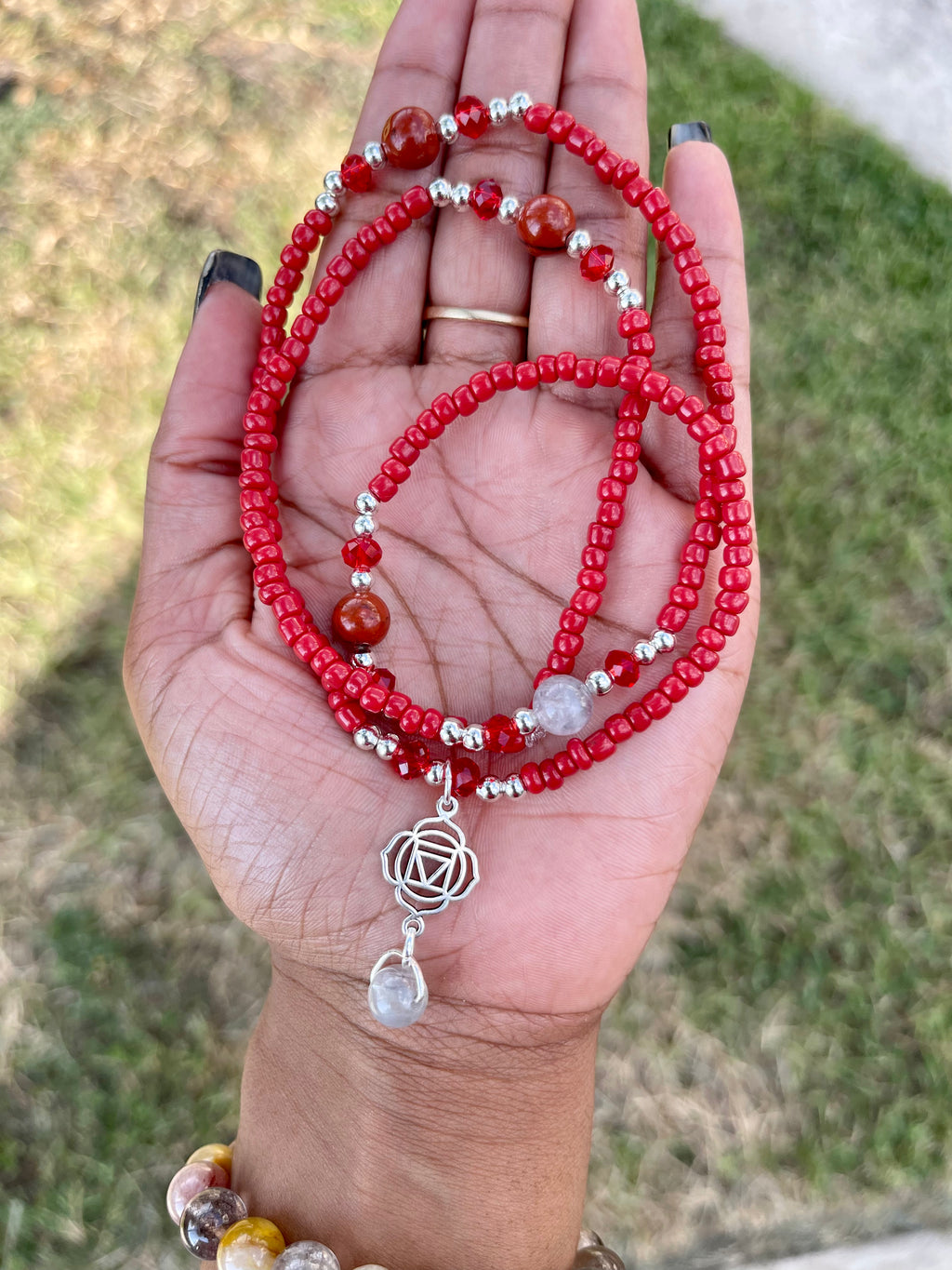 Root Chakra Crystal Waist Bead