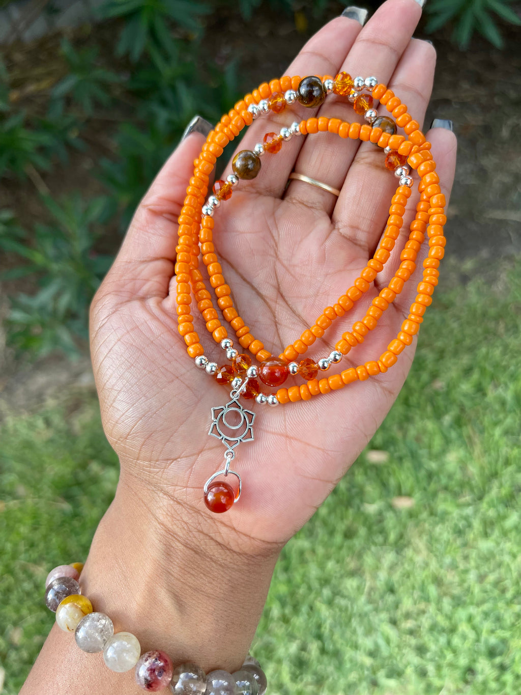 Sacral Chakra Crystal Waist Bead