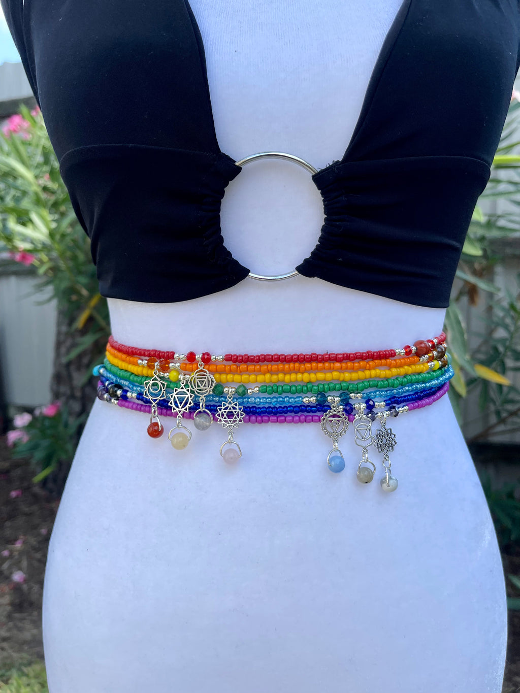 Sacral Chakra Crystal Waist Bead