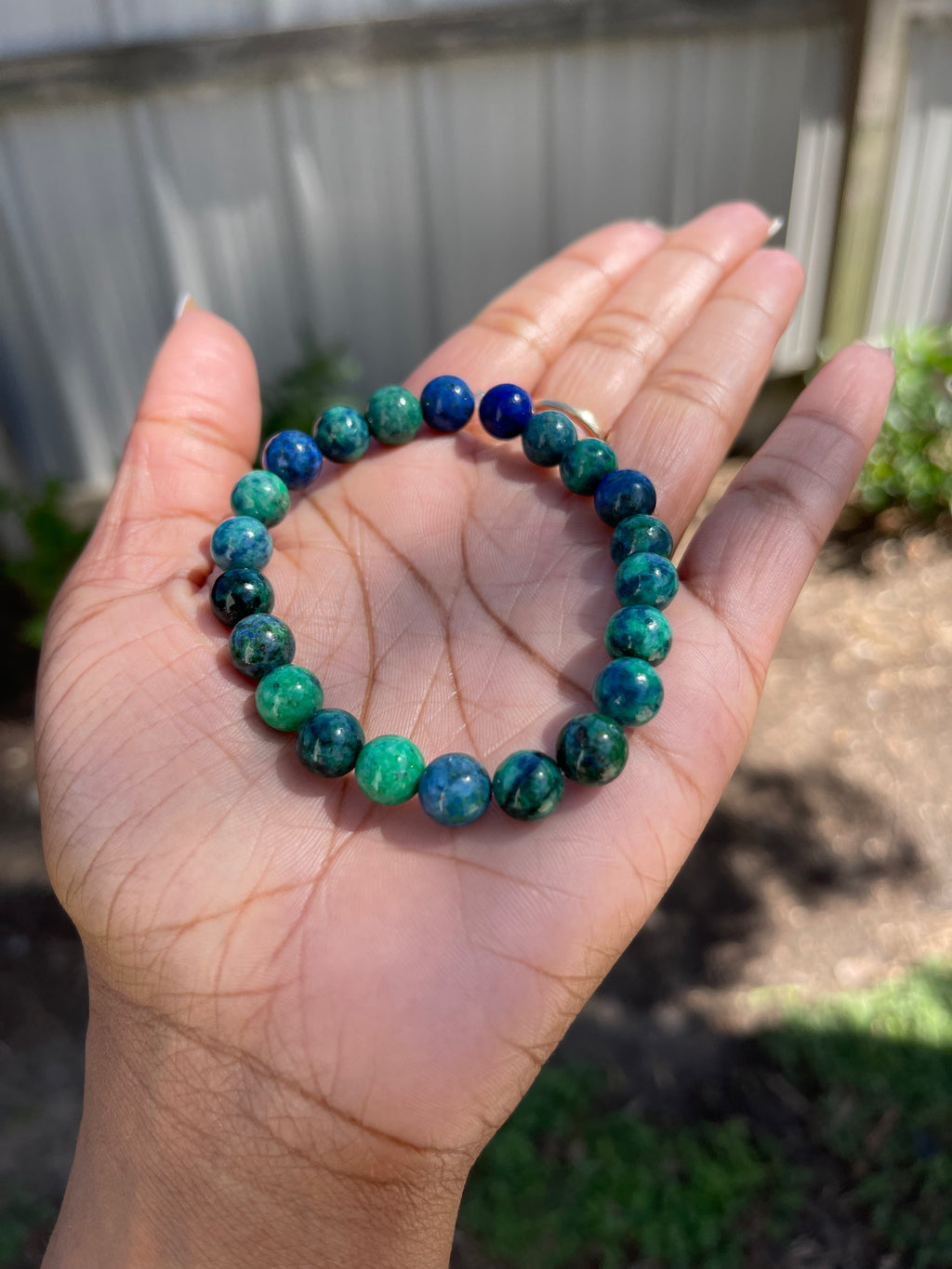 Azurite Crystal Bracelet